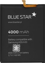 Vervangingsbatterij Samsung A30, A30s en A50 4000 Li-Ion Blue Star – Zwart