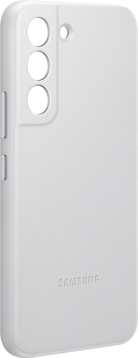 Samsung Lederen Hoesje - Samsung Galaxy S22 Plus - Lichtgrijs