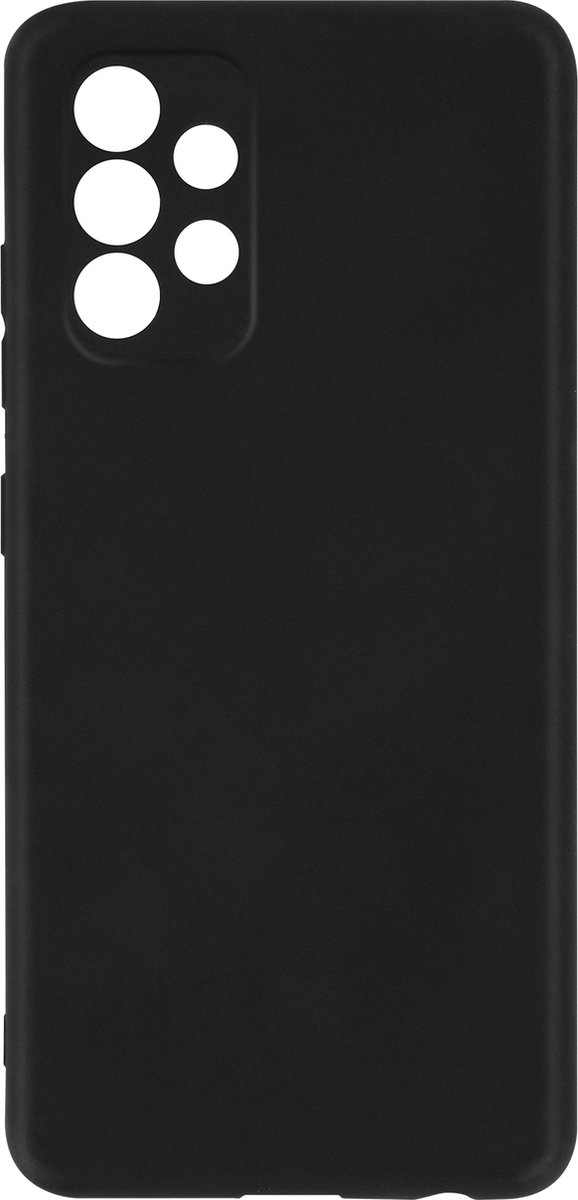 Geschikt voor Samsung Galaxy A32 Case Sterk Soepel en Flexibel Siliconegel Zwart