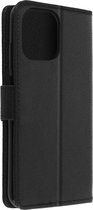 Cover Geschikt voor Xiaomi Mi 11 Lite Flip Wallet Stand Video zwarte