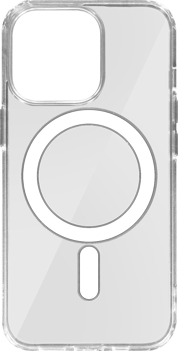 Hoes Geschikt voor Apple iPhone 14 Pro voor Magsafe Magnetische Cirkel – Transparant