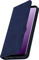 Hoes Geschikt voor Samsung Galaxy S9 Plus Case Kaarthouder Support Functie Siliconen Gel Blauw