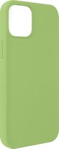 Geschikt voor Apple iPhone13 Mini hoesje Siliconen met Soft-touch afwerking groen