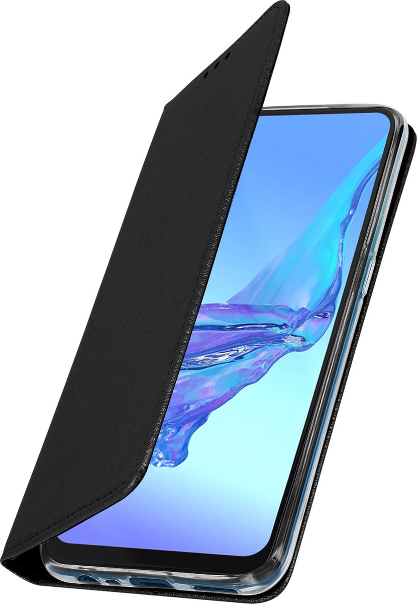 Geschikt voor Oppo A53/Oppo A53s Magnetische Flip Case Kaarthouder Stand Functie zwart