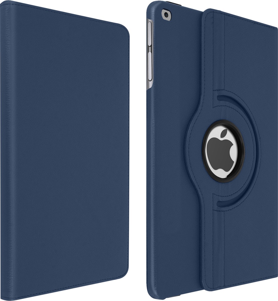 Geschikt voor Apple iPad Air/9.7/5 Flip Cover 360° Roterende Standaard donker blauw