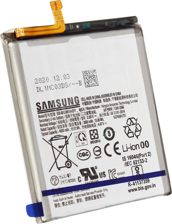 Samsung Galaxy S21 Interne Batterij 4000 mAh Origineel Zwart