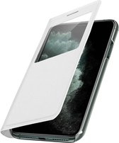 Geschikt voor Apple iPhone 11 Pro Max Case Window Time Display Video-ondersteuning wit