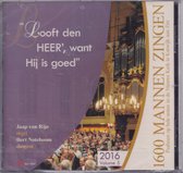 Looft den Heer want Hij is goed - 1600 mannen zingen Psalmen op hele noten in de Nieuwe Kerk te Katwijk aan Zee o.l.v. Bert Noteboom