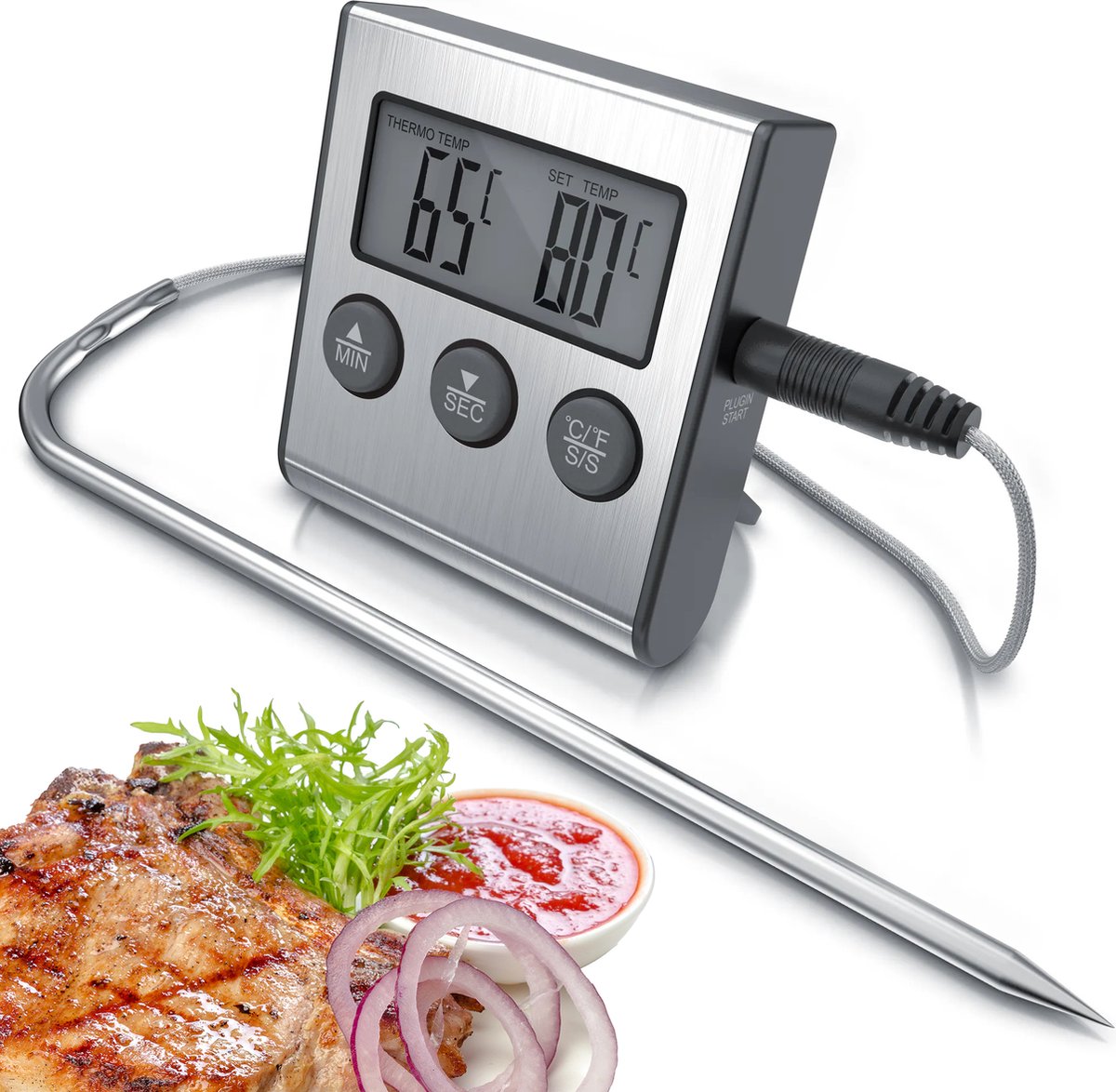 Mancor Digitale Vleesthermometer - Keukenthermometer - Mancor