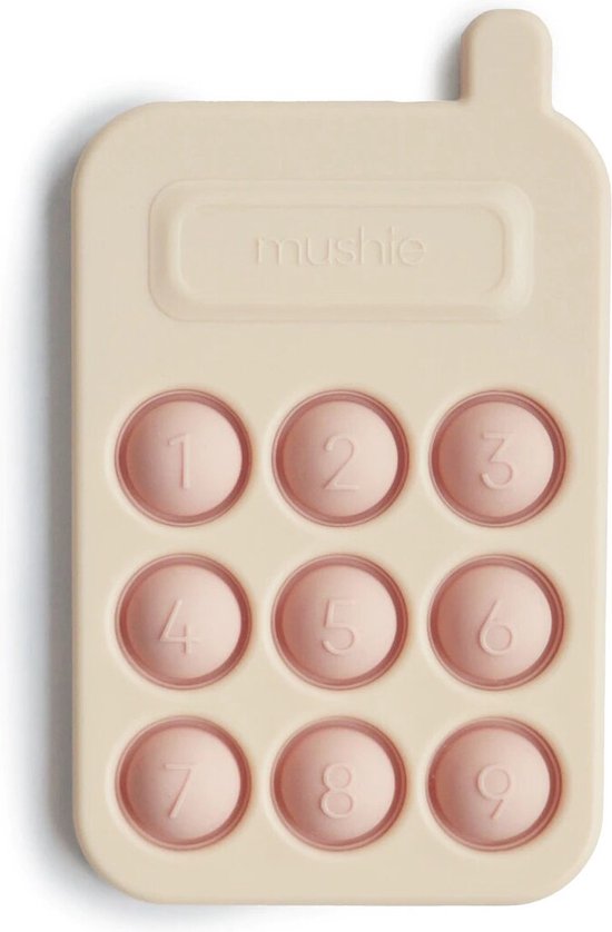 Mushie Pop It Telefoon Sensorische Siliconen Speelgoed