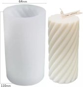 ZoeZo - Kaarsmal Cilinder M - Geometrisch - Kaars mallen - Siliconen mal - Zelf kaarsen maken - Gips & epoxy gieten - Zeep maken