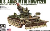 1:35 AFV Club 35110 U.S. Army M110 howitzer - 8 inch (203mm) M110 self propelled Plastic Modelbouwpakket
