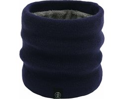 Nekwarmer, Heren en Dames, Winter Nek Sjaal, Dubbele Lagen Colsjaal - Uniseks - Blauw