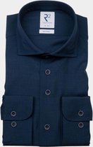 R2 Amsterdam Chemise casual manches longues Blauw 116.WSP.022/010