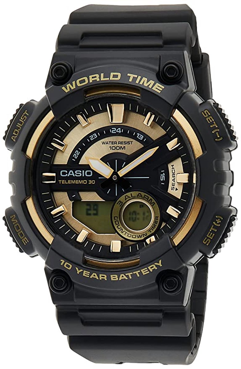 Casio horloge AEQ-110BW-9A voor heren.