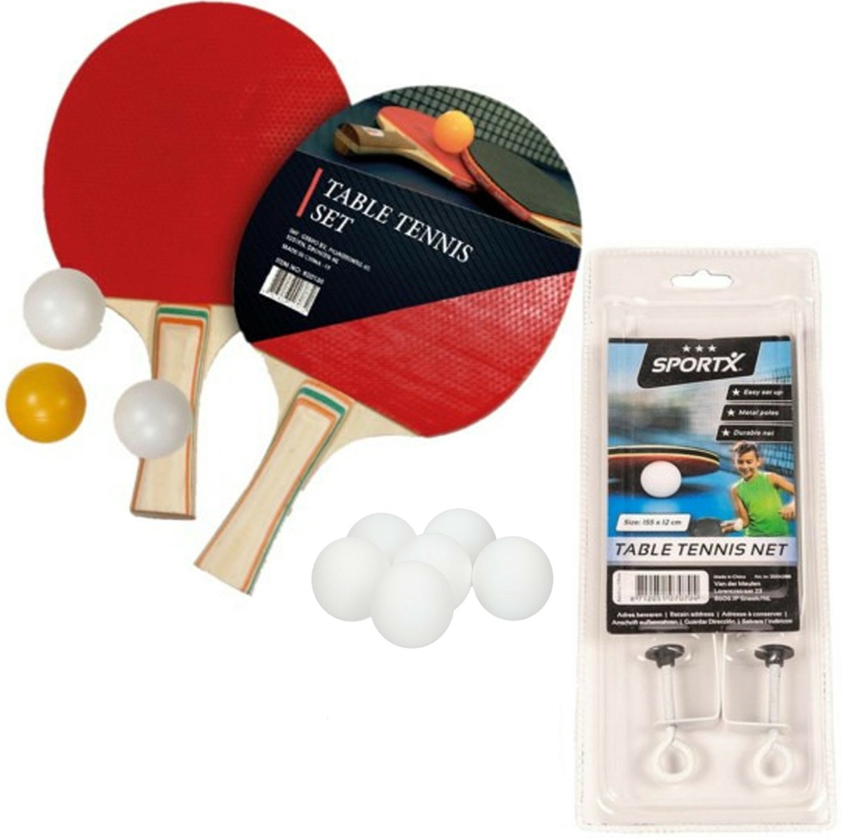 Kit raquette et balle de ping-pong, balles de ping pong, raquette de ping  pong