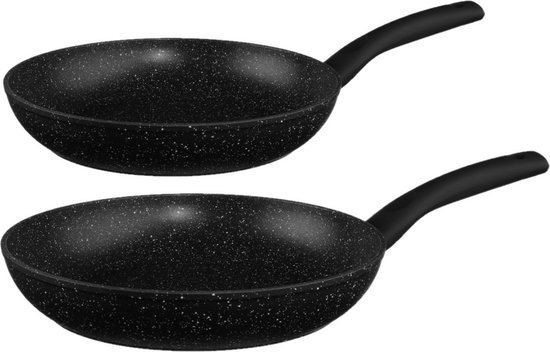 Set van 3 koperen koekenpannen