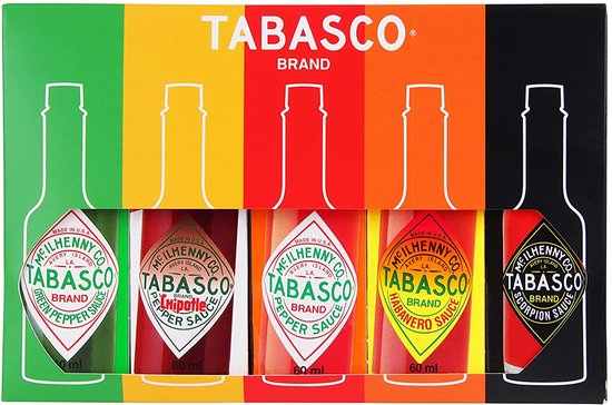 TABASCO Brand Gift Set 5 x 60ml