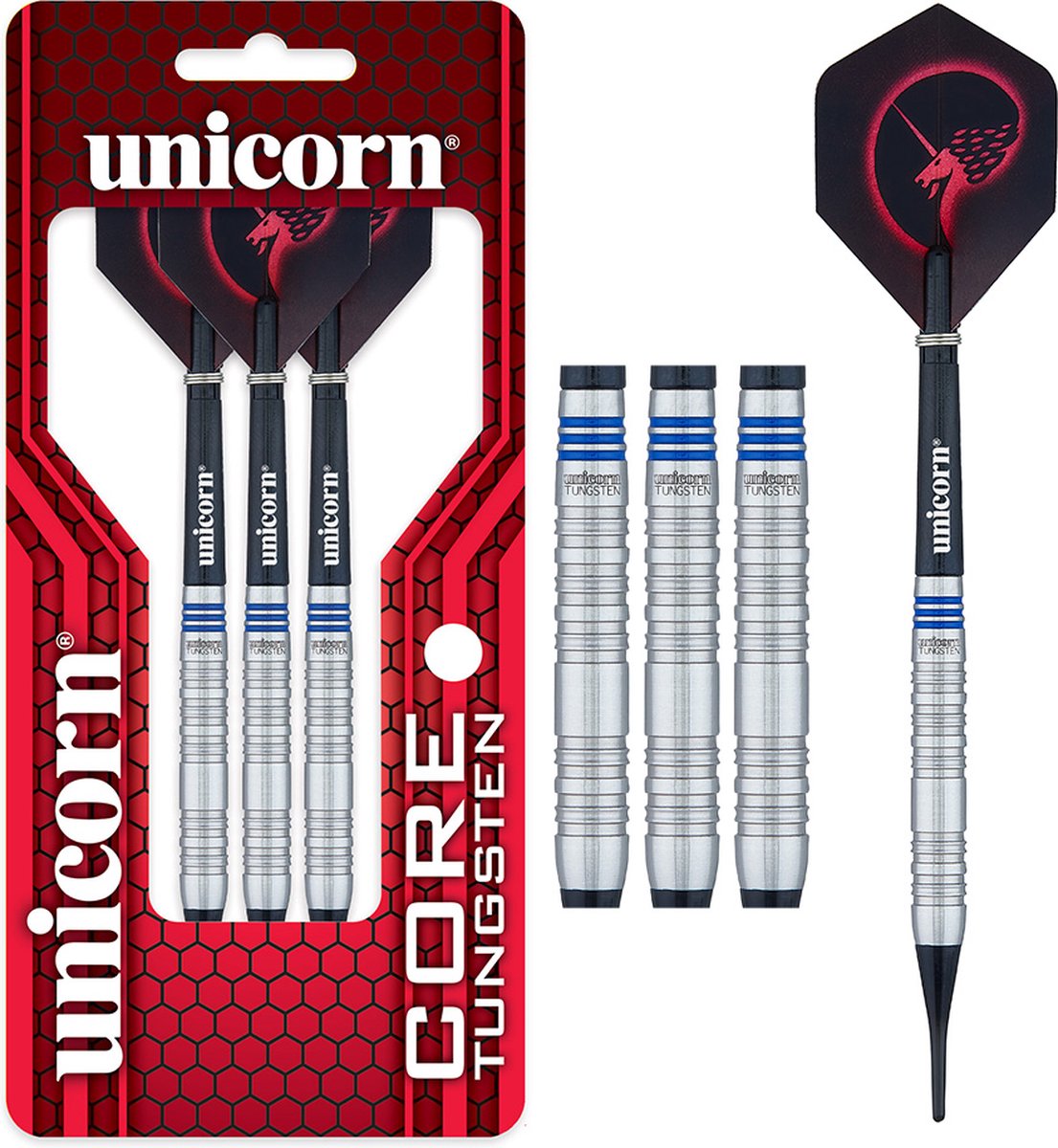 Unicorn Core Tungsten S1 70 Tungsten 20 gram Softtip Darts