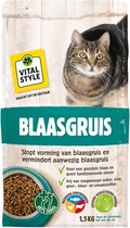 VITALstyle Blaasgruis - Kattenbrokken - Stopt De Vorming Van En Verminderd Aanwezig Struvite - 1,5 kg