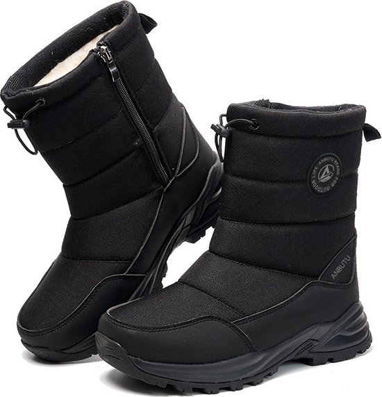 Snowboots Dames-Sneeuwlaarzen Snowboots Zwart-Maat 41