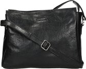 The Monte Medium Crossbodytas / Schoudertas Dames - Leer - Shizu - Zwart