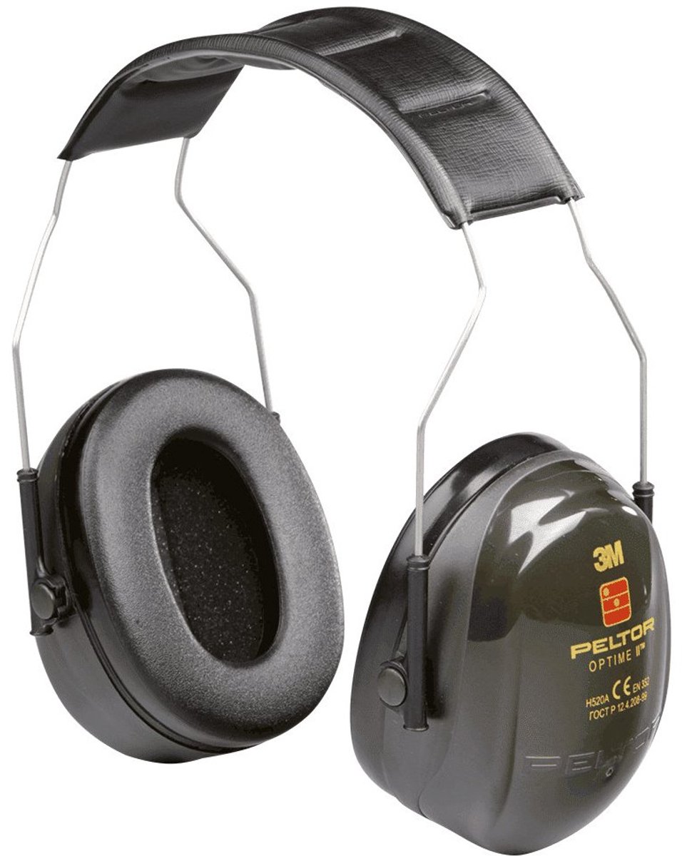 Oorkappen 3M Peltor Optime II, met hoofdband
