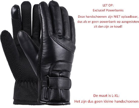 USB Verwarmde dikke winter handschoenen - Winddicht & Waterdicht - Heating  Gloves -... | bol.com