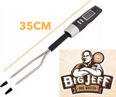 BigJeff - Digitale Vleesthermometer - BBQ Vleesthermometer extra lang | Keukenthermometer | Thermometer | Grillthermometer | Braadthermometer |