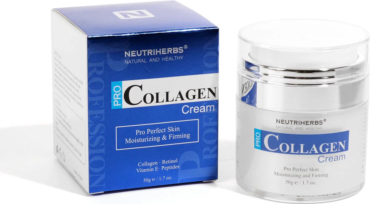 Neutriherbs Collageen Creme - Gezichtscreme - Perfecte Huid - Anti Rimpel - Anti Acne - Skincare