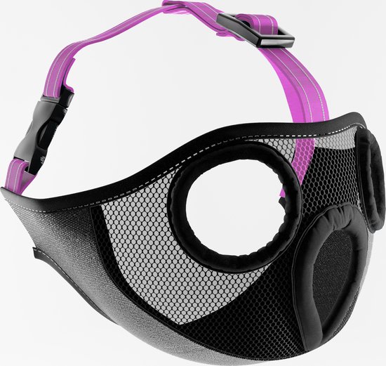 L&J Pets Uk Lederen hondenmuilkorf voor Shih Tzu en andere platte korte snuit hond (M1, natuurlijk leer