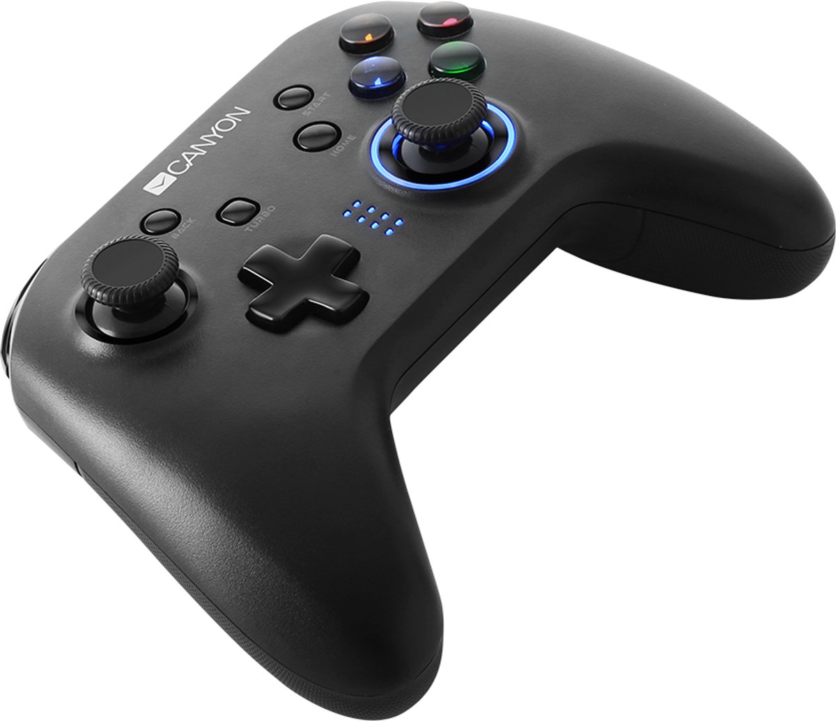 Canyon CND-GPW3 game controller Zwart Joystick Analoog Android, Nintendo Switch, PC, Playstation 3