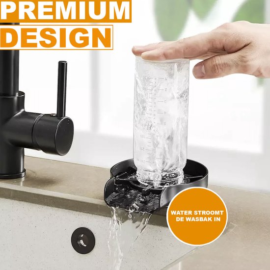 Lave-tasse automatique robinet rinceur de verre barre pichet de