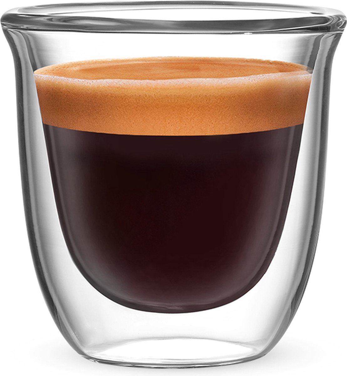Bialetti Firenze dubbelwandig koffieglas - 80ml - 2 stuks