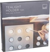 Leeff Theelicht Houder Tom Groot - Tealight Holder TOM - Leeff - 25,5 x 25,5 x 2,5 cm