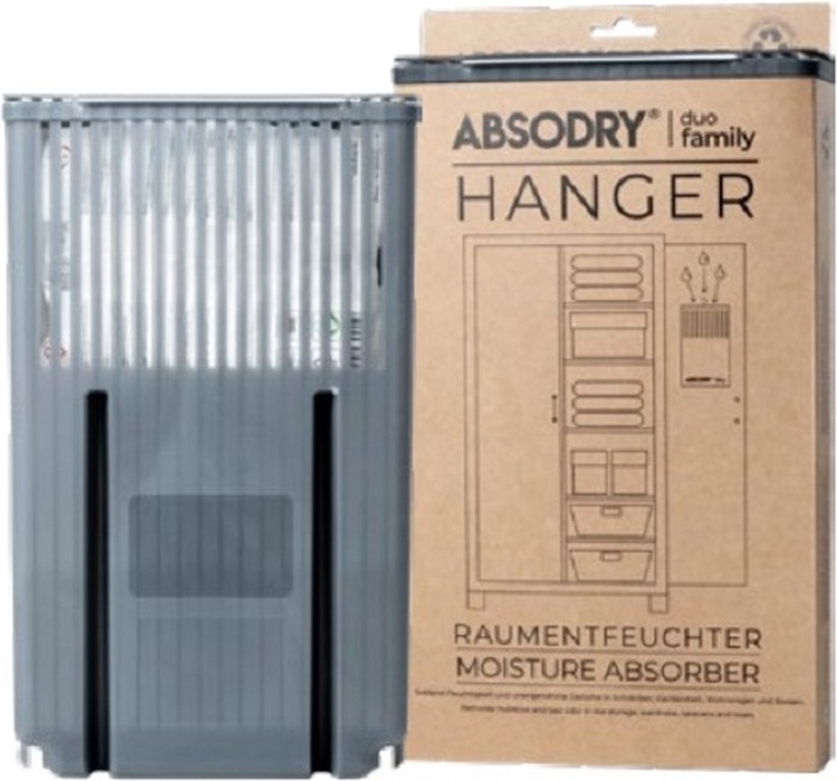 Absodry - Duo Family - Hanger - Geschikt voor aan wanden