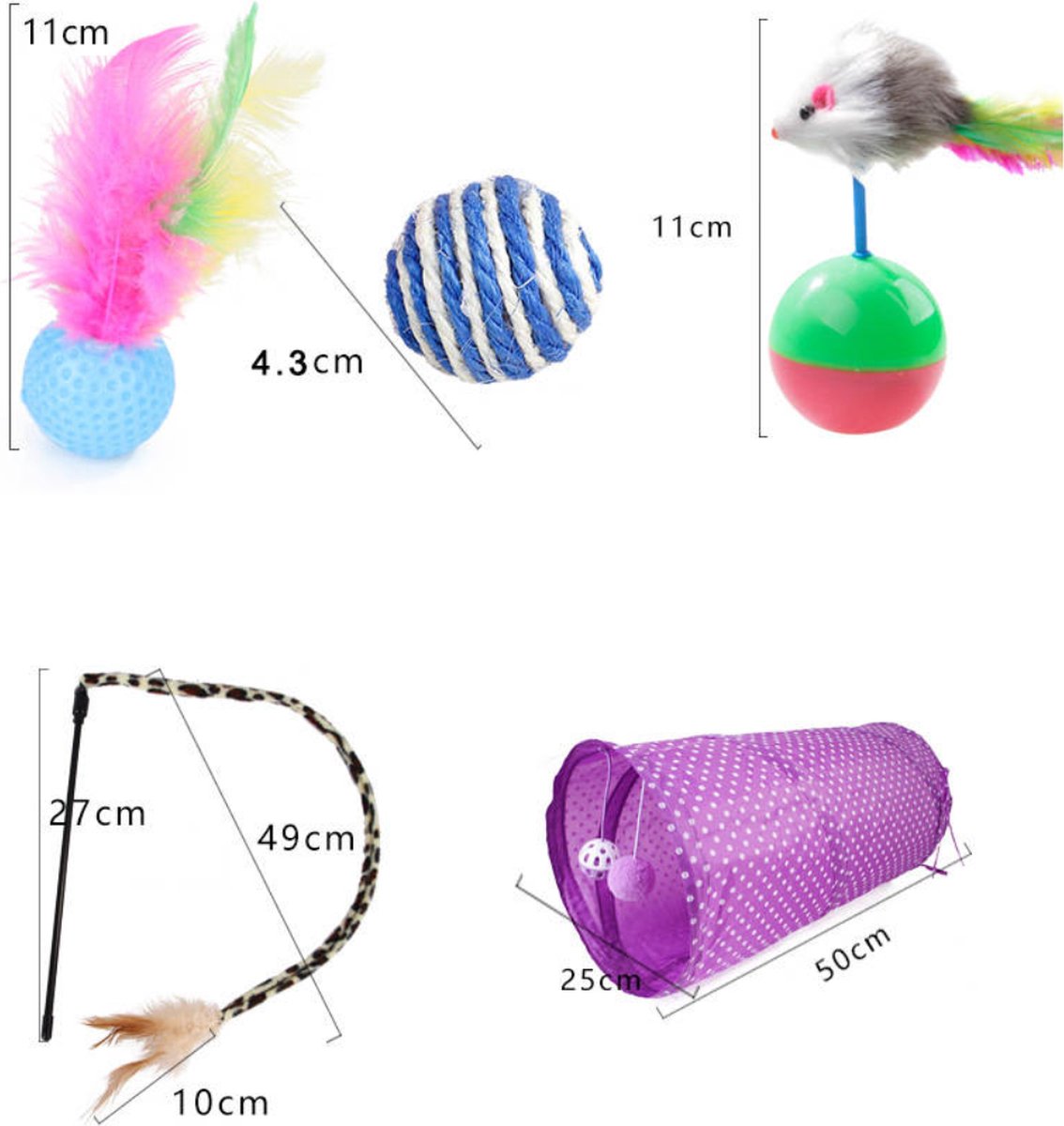 Kattenspeelgoed Kattenspeelgoed Set XL Intelligentiespeelgoed - afbeelding 5