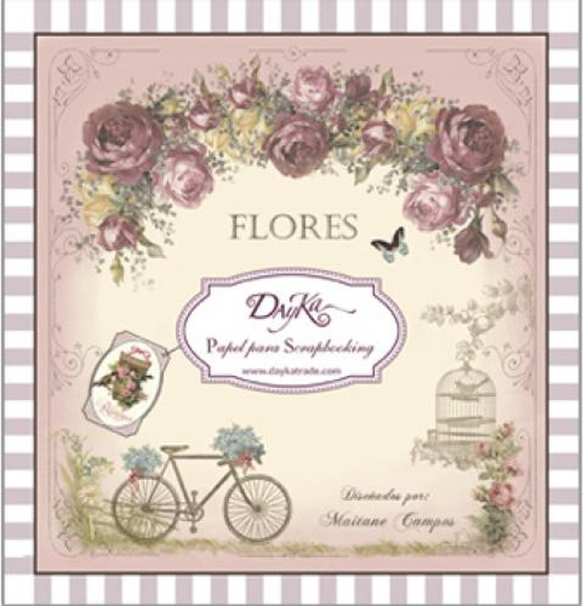Flores 8x8 Inch Paper Pad (SCP-1006) (DISCONTINUED)