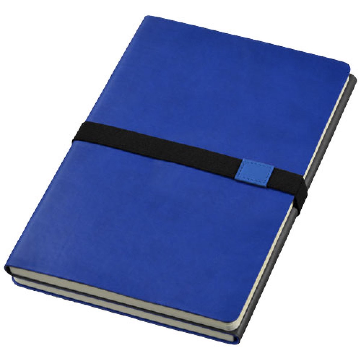 Doppio A5 notitieboek - journalbook - tweezijdig - navy zwart