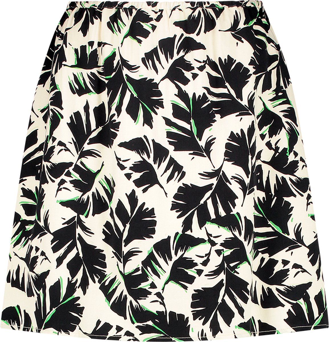 ANOTHER LABEL - fleurine leaf skirt - fern green leaf