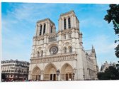 WallClassics - PVC Schuimplaat- Notre-Dame Kathedraal - Parijs - 75x50 cm Foto op PVC Schuimplaat