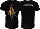 Bring Me The Horizon Flaming Hex T-Shirt - Officiële Merchandise
