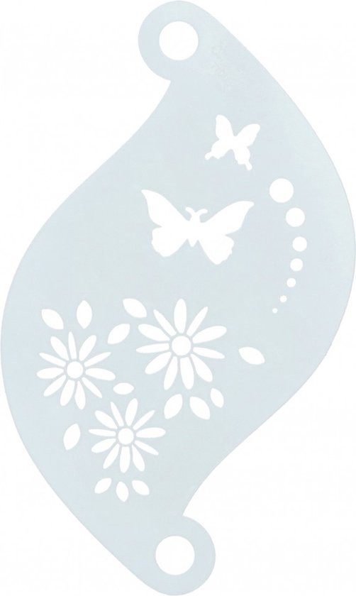 Superstar Schmink Sjabloon Face Paint Stencil Flower Power bol