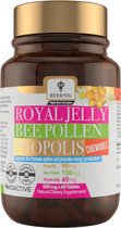BEE&YOU 3 in 1 Pure Bee Complex Supplement voor Kinderen - met Propolis + Royal Jelly + Pollen - 60 tabletten - Natuurlijke Boost van het Immuunsysteem en Energie