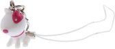 Hanger smartphone hond Pitty - Roze - 10 stuks - uitdeelcadeau