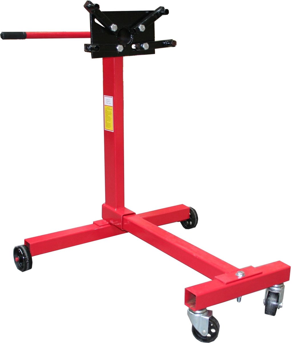 Benson Motorstand - 453 kg draagvermogen - Verstelbaar - Rood
