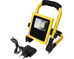 Hofftech Inklapbare en oplaadbare led-straler - 10W - 20 SMD leds - Weerbestendig - 6400k wit licht