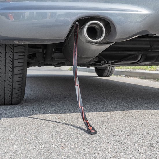 Voarge 4 universele beschermstrips voor auto, hoeken, bumper, bumperbescherming, auto, zwart, 4 stuks