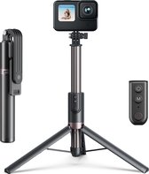 TELESIN 130cm Bluetooth Afstandsbediening Selfie Stick geschikt voor GoPro / Smartphone IOS Android