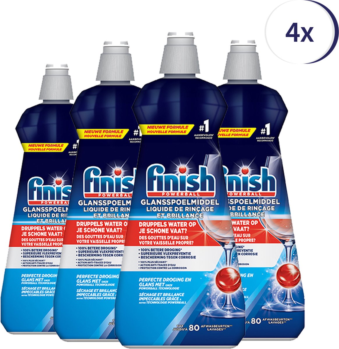 Finish Glansspoelmiddel Regular 400ml x4